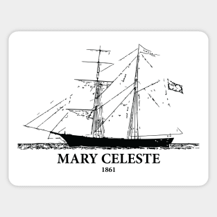 Mary Celeste 1861 Ship Sticker